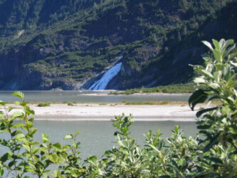 Nugget Falls from afar