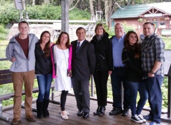 Bob & Bobbie with family & Friends