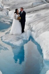 07-09-19 Kristena & James 2-Landing Wedding on Herbert Glacier ice island